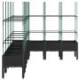 Pflanzgefäß mit Gitter PP schwarz 200x160x142,5 cm von vidaXL, Töpfe und Pflanzgefäße - Ref: Foro24-367973, Preis: 160,83 €, ...