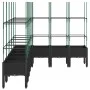 Planter with trellis PP black 200x160x142.5 cm by vidaXL, Pots and planters - Ref: Foro24-367973, Price: 157,80 €, Discount: %