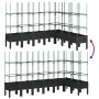 Planter with trellis PP black 200x160x142.5 cm by vidaXL, Pots and planters - Ref: Foro24-367973, Price: 157,80 €, Discount: %