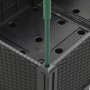 Planter with trellis PP black 200x160x142.5 cm by vidaXL, Pots and planters - Ref: Foro24-367973, Price: 160,83 €, Discount: %
