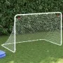 Fußballtor aus weißem Stahl, 122 x 81 x 81 cm von vidaXL, Fußballtore - Ref: Foro24-4007966, Preis: 38,78 €, Rabatt: %