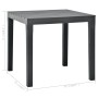 Gartentisch mit 2 anthrazitgrauen Kunststoffbänken von vidaXL, Gartensets - Ref: Foro24-48778, Preis: 138,69 €, Rabatt: %