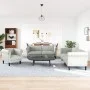 Dreiteilige Sofagarnitur aus hellgrauem Samt von vidaXL, Sofas - Ref: Foro24-3209209, Preis: 595,61 €, Rabatt: %