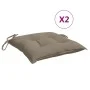Garden pallet cushions 2 pcs taupe Oxford fabric 50x50x7 cm by vidaXL, Cushions for chairs and sofas - Ref: Foro24-361531, Pr...