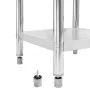 Küchenarbeitstisch aus Edelstahl 120x60x85 cm von vidaXL, Wiederherstellung - Ref: Foro24-51190, Preis: 141,33 €, Rabatt: %