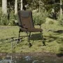 Taupe folding fishing chair with armrests by vidaXL, Garden chairs - Ref: Foro24-4006419, Price: 135,56 €, Discount: %