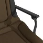 Taupe folding fishing chair with armrests by vidaXL, Garden chairs - Ref: Foro24-4006419, Price: 135,56 €, Discount: %