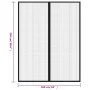 Mosquito nets for doors magnetic block 2 pcs black 230x160 cm by vidaXL, Mosquito nets for windows - Ref: Foro24-314690, Pric...