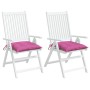 Stuhlkissen 2 Stück rosa Stoff 40x40x7 cm von vidaXL, Kissen für Stühle und Sofas - Ref: Foro24-361501, Preis: 24,59 €, Rabat...