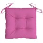 Chair cushions 2 units pink fabric 40x40x7 cm by vidaXL, Cushions for chairs and sofas - Ref: Foro24-361501, Price: 24,59 €, ...