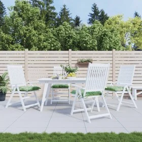 Stuhlkissen 4 Stück Stoff Blattdruck 40x40x7 cm von vidaXL, Kissen für Stühle und Sofas - Ref: Foro24-361499, Preis: 40,61 €,...