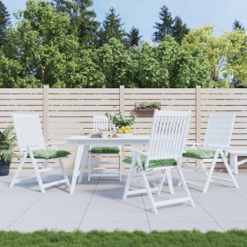 Stuhlkissen 4 Stück Stoff Blattdruck 40x40x7 cm von vidaXL, Kissen für Stühle und Sofas - Ref: Foro24-361499, Preis: 43,38 €,...