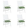Chair cushions 4 pcs fabric leaf print 40x40x7 cm by vidaXL, Cushions for chairs and sofas - Ref: Foro24-361499, Price: 40,61...