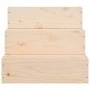 Haustierleiter aus massivem Kiefernholz 40x37,5x35 cm von vidaXL, Stufen und Rampen für Haustiere - Ref: Foro24-822461, Preis...