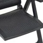 Reclining garden chairs 2 units anthracite gray plastic by vidaXL, Garden chairs - Ref: Foro24-48761, Price: 144,23 €, Discou...