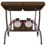 Rocking bench for children brown fabric 115x75x110 cm by vidaXL, Garden rockers - Ref: Foro24-48097, Price: 122,19 €, Discoun...