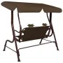 Rocking bench for children brown fabric 115x75x110 cm by vidaXL, Garden rockers - Ref: Foro24-48097, Price: 114,20 €, Discoun...