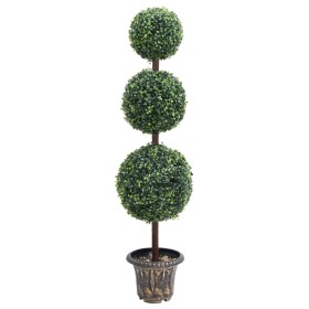 Kugelförmige künstliche Buchsbaumpflanze mit grünem Topf 118 cm von vidaXL, Künstliche Flora - Ref: Foro24-336511, Preis: 113...