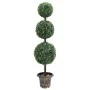 Planta de boj artificial forma de bola con maceta verde 118 cm de vidaXL, Flora artificial - Ref: Foro24-336511, Precio: 110,...