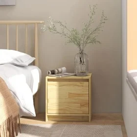 Nachttisch aus massivem Kiefernholz, 40 x 30,5 x 40 cm von vidaXL, Nachttische - Ref: Foro24-808113, Preis: 35,01 €, Rabatt: %