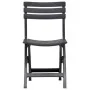 Folding garden chairs 2 units anthracite gray plastic by vidaXL, Garden chairs - Ref: Foro24-48787, Price: 65,15 €, Discount: %