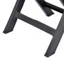 Folding garden chairs 2 units anthracite gray plastic by vidaXL, Garden chairs - Ref: Foro24-48787, Price: 66,16 €, Discount: %