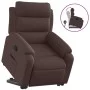 Verstellbarer Aufstehsessel aus dunkelbraunem Stoff von vidaXL, Sessel - Ref: Foro24-3204985, Preis: 321,23 €, Rabatt: %