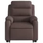 Verstellbarer Aufstehsessel aus dunkelbraunem Stoff von vidaXL, Sessel - Ref: Foro24-3204985, Preis: 321,23 €, Rabatt: %