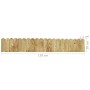 Green impregnated pine wood edge roll 120 cm by vidaXL, Garden edging and edging - Ref: Foro24-49105, Price: 19,66 €, Discoun...