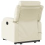 Sillón reclinable de masaje de pie cuero artificial color crema by vidaXL, Armchairs - Ref: Foro24-3205050, Price: 319,20 €, ...