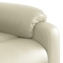 Sillón reclinable de masaje de pie cuero artificial color crema by vidaXL, Armchairs - Ref: Foro24-3205050, Price: 319,20 €, ...