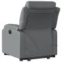 Sillón reclinable de masaje de pie cuero artificial gris by vidaXL, Armchairs - Ref: Foro24-3205052, Price: 307,73 €, Discoun...