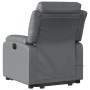 Sillón reclinable de masaje de pie cuero artificial gris by vidaXL, Armchairs - Ref: Foro24-3205052, Price: 292,32 €, Discoun...