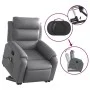 Sillón reclinable de masaje de pie cuero artificial gris by vidaXL, Armchairs - Ref: Foro24-3205052, Price: 307,73 €, Discoun...