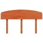 Cabecero de cama madera maciza de pino marrón cera 120 cm de vidaXL, Cabeceros y pies de cama - Ref: Foro24-842513, Precio: 4...