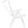 Reclining garden chairs, 2 units, white plastic by vidaXL, Garden chairs - Ref: Foro24-48760, Price: 153,57 €, Discount: %