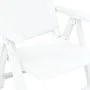 Reclining garden chairs, 2 units, white plastic by vidaXL, Garden chairs - Ref: Foro24-48760, Price: 153,57 €, Discount: %