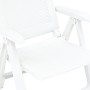 Verstellbare Gartenstühle 2 Einheiten weißer Kunststoff von vidaXL, Gartenstühle - Ref: Foro24-48760, Preis: 146,79 €, Rabatt: %