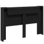Bed headboard with LED light black 160x16.5x103.5 cm by vidaXL, Headboards and footboards - Ref: Foro24-839253, Price: 101,72...