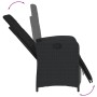 Set de comedor de jardín 9 pzas y cojines ratán sintético negro by vidaXL, Garden sets - Ref: Foro24-3212505, Price: 1,00 €, ...