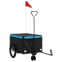 Fahrradanhänger aus schwarzem und blauem Eisen, 45 kg. von vidaXL, Fahrradanhänger - Ref: Foro24-94114, Preis: 110,00 €, Raba...