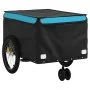 Remolque para bicicleta hierro negro y azul 45 kg de vidaXL, Remolques para bicicletas - Ref: Foro24-94114, Precio: 105,98 €,...