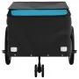 Remolque para bicicleta hierro negro y azul 45 kg de vidaXL, Remolques para bicicletas - Ref: Foro24-94114, Precio: 105,98 €,...