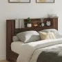 Cabecero de cama con luz LED marrón roble 160x16,5x103,5 cm de vidaXL, Cabeceros y pies de cama - Ref: Foro24-839258, Precio:...