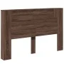 Braunes Eichenholz-Kopfteil mit LED-Licht 160x16,5x103,5 cm. von vidaXL, Kopf- und Fußteile - Ref: Foro24-839258, Preis: 105,...