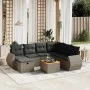 Set de sofás de jardín 8 pzas y cojines ratán sintético gris by vidaXL, Garden sets - Ref: Foro24-3265078, Price: 490,05 €, D...