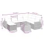 Set de sofás de jardín 8 pzas y cojines ratán sintético gris by vidaXL, Garden sets - Ref: Foro24-3265078, Price: 490,05 €, D...