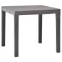 Mesa de jardín de plástico color moca 78x78x72 cm de vidaXL, Mesas de jardín - Ref: Foro24-48785, Precio: 108,97 €, Descuento: %