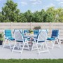 Cojines para silla respaldo bajo 6 uds tela Oxford azul claro by vidaXL, Cushions for chairs and sofas - Ref: Foro24-377685, ...