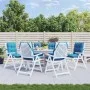 Kissen für Stühle mit niedriger Rückenlehne, 6 Stück, hellblaues Oxford-Gewebe. von vidaXL, Kissen für Stühle und Sofas - Ref...